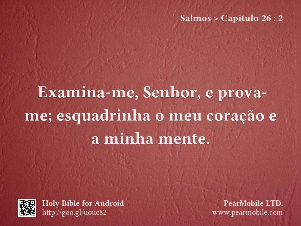 Salmos, Capítulo 26:2